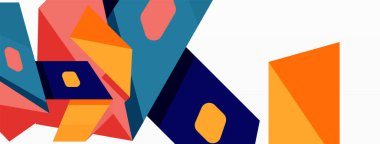 Soyut çizgi ve üçgen arkaplan. Yaratıcı geometrik soyut arkaplan. Duvar kağıdı, afiş, arkaplan veya iniş için iş şablonu