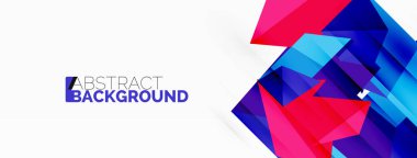 Soyut çizgi ve üçgen arkaplan. Yaratıcı geometrik soyut arkaplan. Duvar kağıdı, afiş, arkaplan veya iniş için iş şablonu