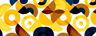 Renkli çember soyut arkaplan. Duvar kağıdı, afiş, sunum, arkaplan şablonu