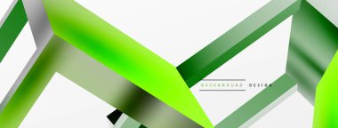 3 boyutlu küp vektör geometrik arkaplanı şekillendirir. Duvar kağıdı, afiş, arkaplan veya iniş için moda tekno iş şablonu