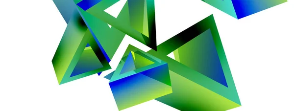 Driehoek Abstracte Achtergrond Vector Basis Vorm Technologie Business Concept Samenstelling — Stockvector