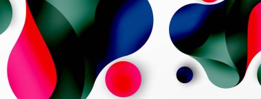 Geometrik yuvarlak şekiller ve soyut çemberler. Yapay zeka teknolojisi, engelleme zinciri, iletişim için duvar kağıdı, 5G, bilim, iş