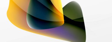 Akışkan renk soyut arkaplanı. Sıvı eğimleri, dalga desenleri. Duvar kağıdı, afiş, arkaplan veya iniş için moda tekno iş şablonu