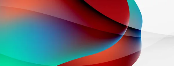 Fluid Color Abstract Background Liquid Gradients Wave Pattern Trendy Techno — Stock vektor