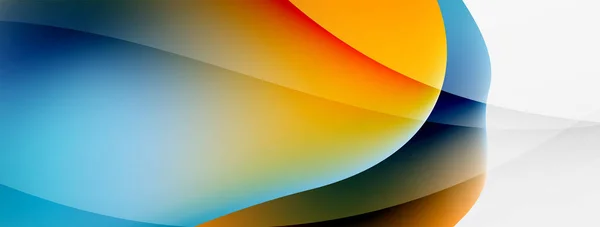 Fluid Color Abstract Background Liquid Gradients Wave Pattern Trendy Techno — Stock vektor