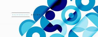 Temiz bir çember arka planı. Duvar kağıdı, pankart, arkaplan veya iniş için renkli şablon