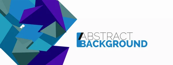 Absztrakt Vonal Háromszög Háttér Kreatív Geometrikus Absztrakt Háttér Tapéta Banner — Stock Vector