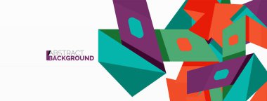 Soyut çizgi ve üçgen arkaplan. Yaratıcı geometrik soyut arkaplan. Duvar kağıdı, afiş, arkaplan veya iniş için iş şablonu