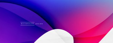 Soyut arkaplan. Duvar kağıdı, pankart, arkaplan veya iniş için akışkan renk dalgası şablonu