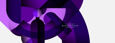 Moda şekilleri, renk minimal tasarım bileşimi, duvar kağıdı afişi veya iniş sayfası için çizgiler ve gölgeler