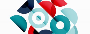 Renkli çember soyut arkaplan. Duvar kağıdı, afiş, sunum, arkaplan şablonu