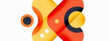 Yaratıcı geometrik duvar kağıdı. Minimum baloncuk oku ve çemberin soyut arkaplanı. Duvar kağıdı, afiş, arkaplan veya iniş için tekno iş şablonu