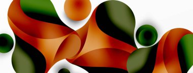 Geometrik yuvarlak şekiller ve soyut çemberler. Yapay zeka teknolojisi, engelleme zinciri, iletişim için duvar kağıdı, 5G, bilim, iş