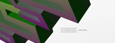 3d line geometric creative abstract background. Trendy techno business template for wallpaper, banner, background or landing