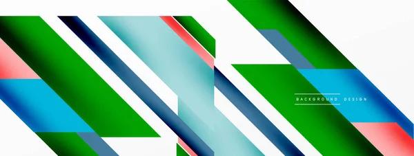 Minimaler Geometrischer Abstrakter Hintergrund Dynamische Linienkomposition Trendige Techno Business Vorlage — Stockvektor