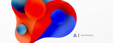 Akan geometrik şekiller, minimalist soyut arkaplanı oluşturur. Yuvarlak şekiller ve daireler. Yapay zeka teknolojisi, engelleme zinciri, iletişim için duvar kağıdı, 5G, bilim, iş