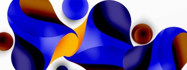 Akan geometrik şekiller, minimalist soyut arkaplanı oluşturur. Yuvarlak şekiller ve daireler. Yapay zeka teknolojisi, engelleme zinciri, iletişim için duvar kağıdı, 5G, bilim, iş