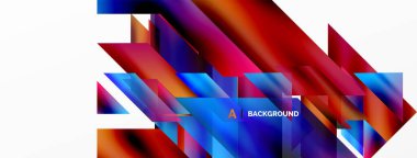 Modern trend minimalist soyut arka plan. Geometrik desen tasarımı, 3 boyutlu ve gölge efektleri. Vektör İllüstrasyonu