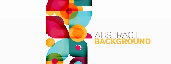 Colorful Geometric Pattern Minimal Abstract Background Wallpaper Banner Presentation — Vector de stock