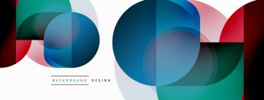 Geometrik asgari duvar kağıdı. Geometrik şekiller. Duvar kağıdı afişi veya iniş sayfası için vektör illüstrasyonu