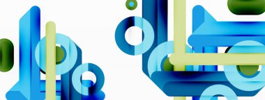 Çizgiler geometrik arkaplan. Çizgiler ve halkalar kompozisyon iş şablonu Duvar kağıdı, afiş, arkaplan veya iniş için