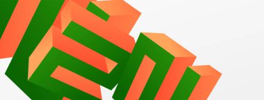 3d line geometric creative abstract background. Trendy techno business template for wallpaper, banner, background or landing