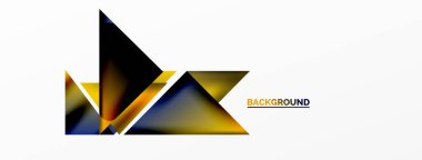 Dinamik 3d geometrik soyut arkaplan. Üçgenler ve diğer basit formlar. Duvar Kağıdı, Sancak, Arkaplan, Kart, Kitap İllüstrasyonu, İniş Sayfası