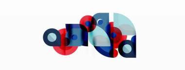 Renkli geometrik desen, duvar kağıdı, afiş ve sunum için asgari soyut arkaplan