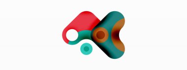 Yaratıcı geometrik duvar kağıdı. Minimum baloncuk oku ve çemberin soyut arkaplanı. Duvar kağıdı, afiş, arkaplan veya iniş için tekno iş şablonu