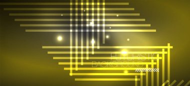 Arka plan duvar kağıtları, parlak çizgiler ve geometrik şekiller. Yapay Zeka teknolojisi, engelleme zinciri, iletişim, 5G, bilim, iş ve teknoloji konsepti için koyu duvar kağıdı