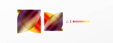 Saydam efektler geometrik soyut arkaplan. Minimalist duvar kağıdı, afiş, arkaplan veya iniş