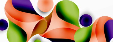 Geometrik yuvarlak şekiller ve soyut çemberler. Yapay zeka teknolojisi, engelleme zinciri, iletişim için duvar kağıdı, 5G, bilim, iş