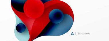 Akan geometrik şekiller, minimalist soyut arkaplanı oluşturur. Yuvarlak şekiller ve daireler. Yapay zeka teknolojisi, engelleme zinciri, iletişim için duvar kağıdı, 5G, bilim, iş