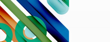 Çizgiler geometrik arkaplan. Çizgiler ve halkalar kompozisyon iş şablonu Duvar kağıdı, afiş, arkaplan veya iniş için