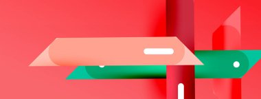 Arka plan dinamik çizgileri geometrik duvar kağıdı. Duvar kağıdı afişi ya da iniş sayfası için çizgili kompozisyon vektör illüstrasyonu