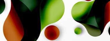 Akan geometrik şekiller, minimalist soyut arkaplanı oluşturur. Yuvarlak şekiller ve daireler. Yapay zeka teknolojisi, engelleme zinciri, iletişim için duvar kağıdı, 5G, bilim, iş