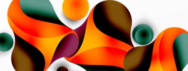 Akan geometrik şekiller, minimalist soyut arkaplanı oluşturur. Yuvarlak şekiller ve daireler. Yapay zeka teknolojisi, engelleme zinciri, iletişim için duvar kağıdı, 5G, bilim, iş