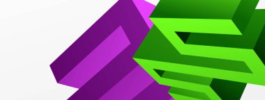 3d line geometric creative abstract background. Trendy techno business template for wallpaper, banner, background or landing