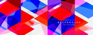 Renkli üçgen bileşimi, geometrik soyut arkaplan. Tekno veya iş konsepti, duvar kağıdı, afiş, arkaplan, iniş sayfası deseni