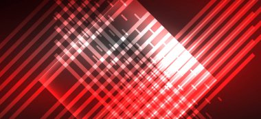 Arka plan duvar kağıtları, parlak çizgiler ve geometrik şekiller. Yapay Zeka teknolojisi, engelleme zinciri, iletişim, 5G, bilim, iş ve teknoloji konsepti için koyu duvar kağıdı