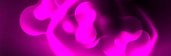 Magic Neon Glowing Lights Abstract Background Wallpaper Design Vector Illustration — 图库矢量图片