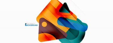 İlkel geometrik şekiller - çizgi, üçgen, kare ve daire bileşimi. Duvar kağıdı, pankart, arkaplan, iniş sayfası için vektör geometrik asgari özet arkaplan