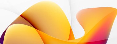 Abstract background. Fluid gradient color wave template for wallpaper, banner, background or landing