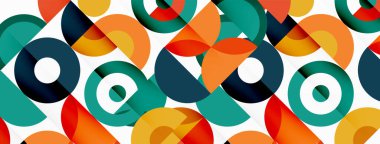 Temiz bir çember arka planı. Duvar kağıdı, pankart, arkaplan veya iniş için renkli şablon