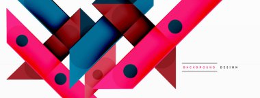 Renk örtüşen çizgili arka plan. Duvar kağıdı, afiş, arkaplan veya iniş için renkli satır bileşimi