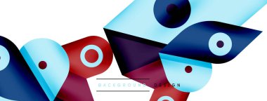 Minimum geometrik duvar kağıdı. Yaratıcı soyut arka plan. Duvar kağıdı arkaplanı ya da iniş sayfası için basit çizgiler ve daire kompozisyon vektör illüstrasyonu