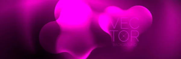 Magic Neon Glowing Lights Abstract Background Wallpaper Design Vector Illustration — Image vectorielle