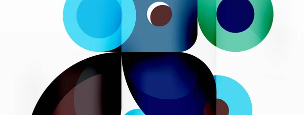 Colorful Geometric Pattern Minimal Abstract Background Wallpaper Banner Presentation — стоковый вектор