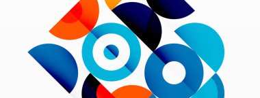 Temiz bir çember arka planı. Duvar kağıdı, pankart, arkaplan veya iniş için renkli şablon