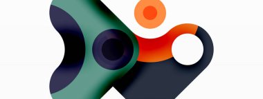 Yaratıcı geometrik duvar kağıdı. Minimum baloncuk oku ve çemberin soyut arkaplanı. Duvar kağıdı, afiş, arkaplan veya iniş için tekno iş şablonu